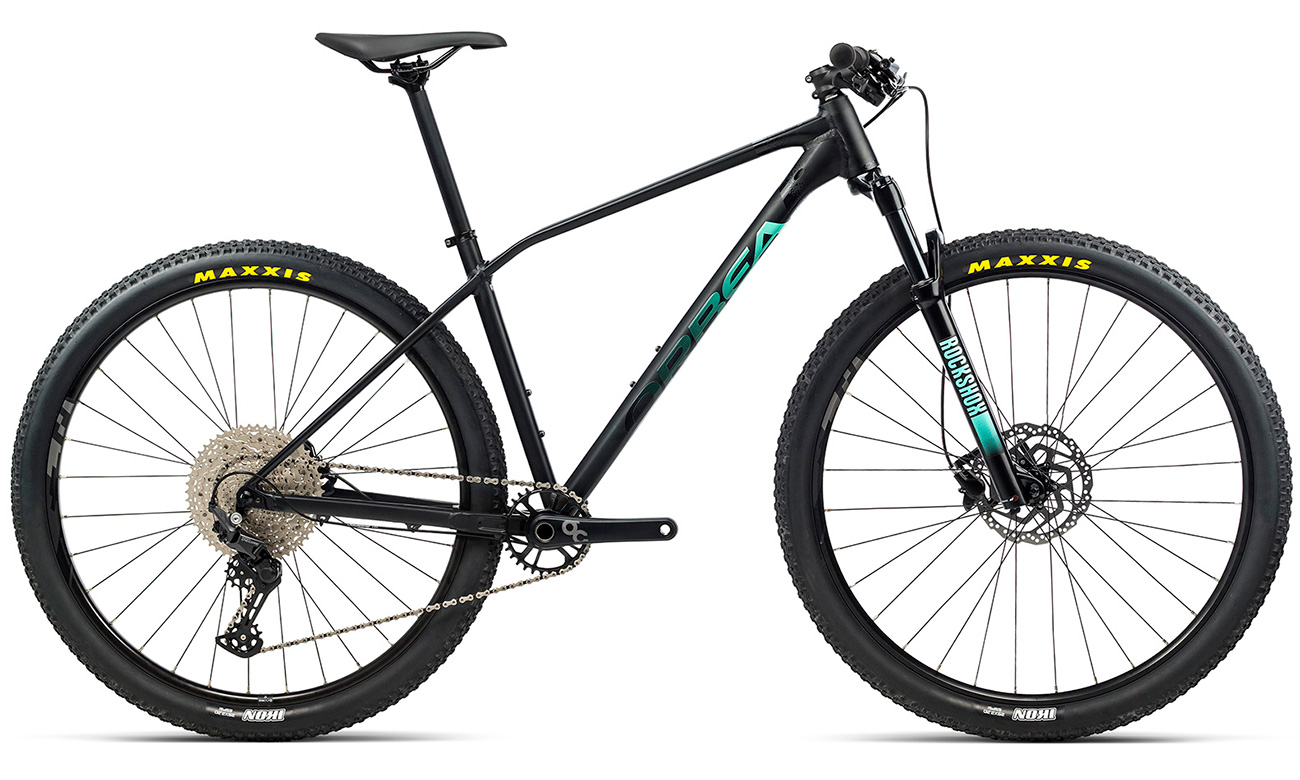 Фотографія Велосипед Orbea Alma H50 29" 2021, розмір М, Чорно-зелений